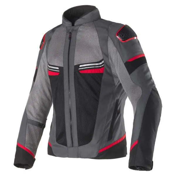 Giacca Moto Clover AIRJET-6 Grigio/Nera - Uomo