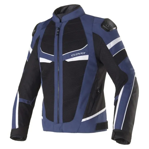 Giacca Moto Clover RAINJET-3 WP Blu/Grigio - Uomo