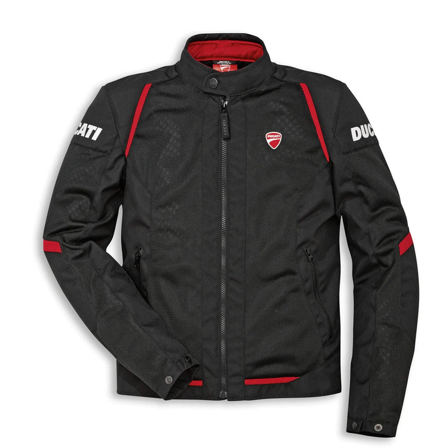 Giacca Moto Ducati uomo estiva in tessuto traforato Flow C4+