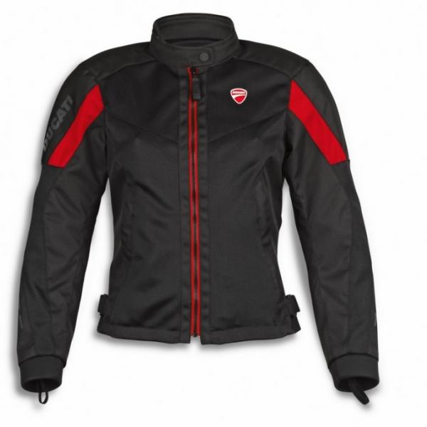 Giacca moto estiva donna in tessuto traforato Ducati Flow C5
