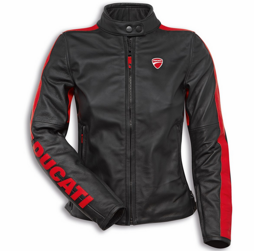 Giacca Moto Ducati in Pelle Company C4 Donna