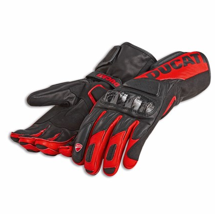 Guanti Moto Ducati Performance C3 Nero-Rosso