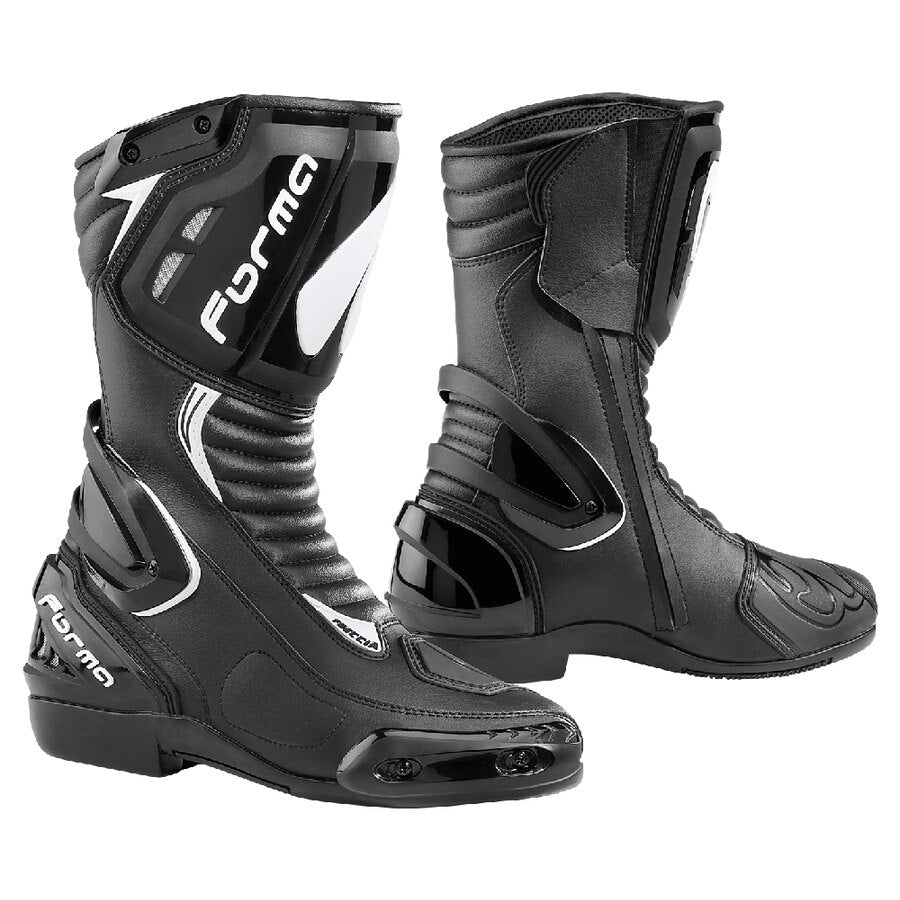 Stivali Moto Forma Freccia Nero