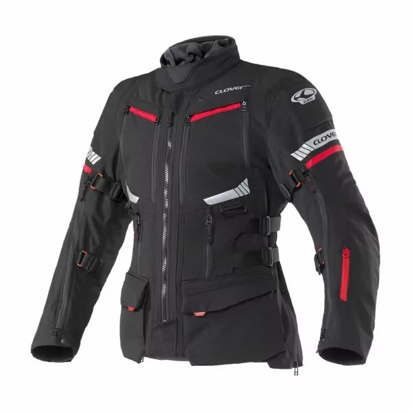 Giacca Moto 3 strati Clover GTS-5 WP Nera - Uomo
