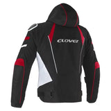 Giacca Moto Clover RAINBLADE-3 WP Nero/Rosso - Uomo