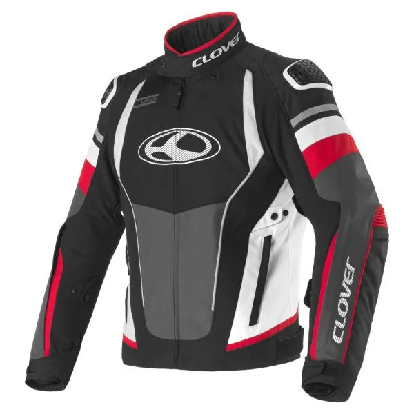 Giacca Moto Clover AIRBLADE-5 nero/bianco - Uomo