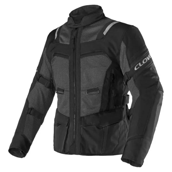Giacca Moto Clover VENTOURING-4 WP Nera - Uomo