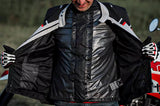 Giacca Moto 3 strati Clover OUTLAND-2 WP Grigio/Nera - Uomo