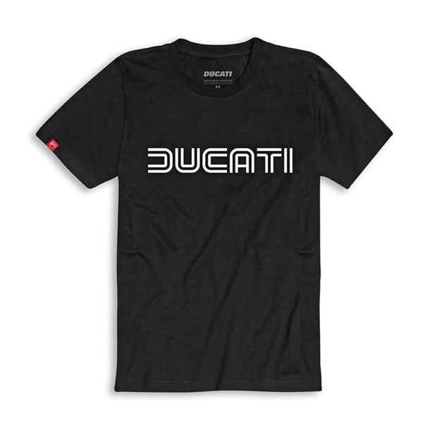 T-shirt Ducati Uomo Ducatiana 80's Nera