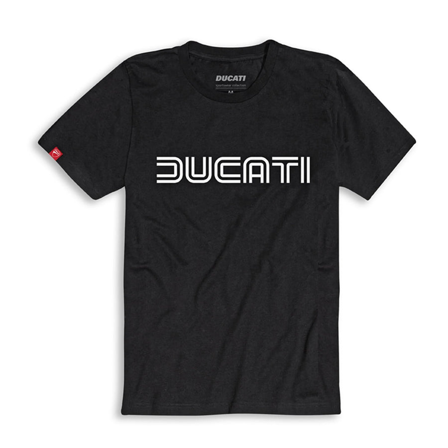 T-shirt Ducati Uomo Ducatiana 80's Nera