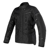 Giacca Moto Clover Storm- 4  WP Nera - Donna