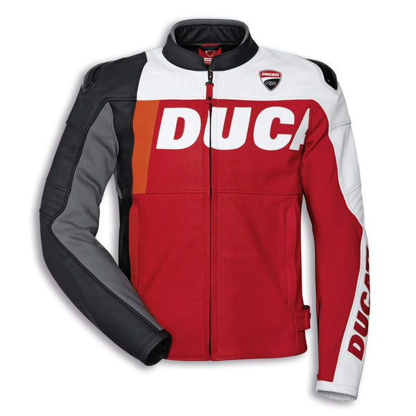 Giacca Moto In Pelle Ducati Traforata Speed Evo C2