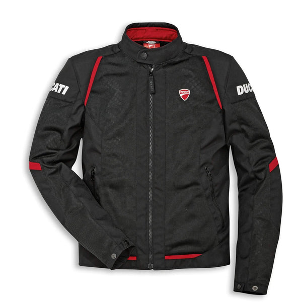 Giacca Moto Ducati uomo estiva in tessuto traforato Flow C4+