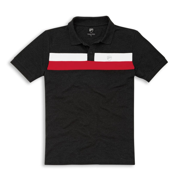Polo Ducati manica corta D Stripes