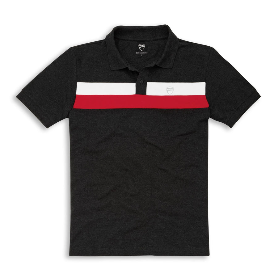 Polo Ducati manica corta D Stripes