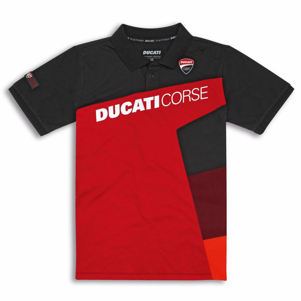 Polo Ducati manica corta-DC Sport Rossa