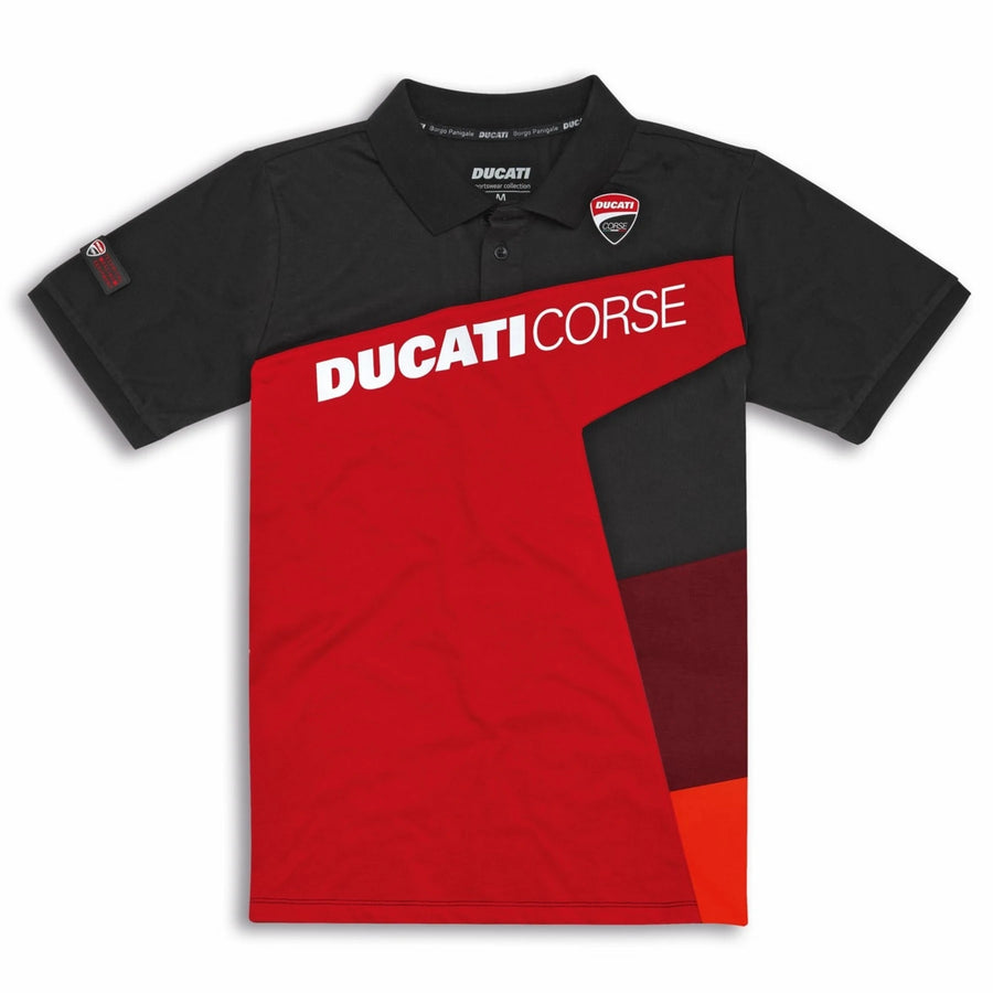 Polo Ducati manica corta-DC Sport Rossa
