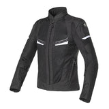 Giacca Moto Clover Airjet 5 Nero Bianco - Uomo
