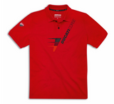 Polo manica corta Ducati DC Speed Uomo Rossa