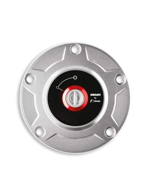 Tappo serbatoio in alluminio dal pieno Argento Codice 97780051BB